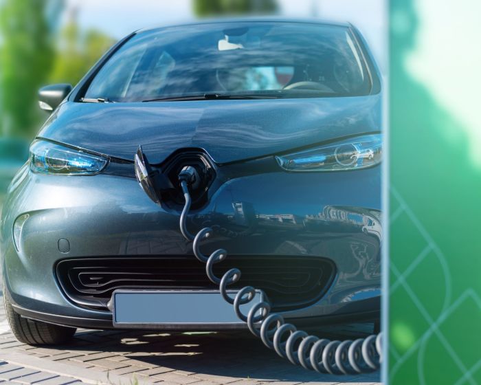 Charging electric car